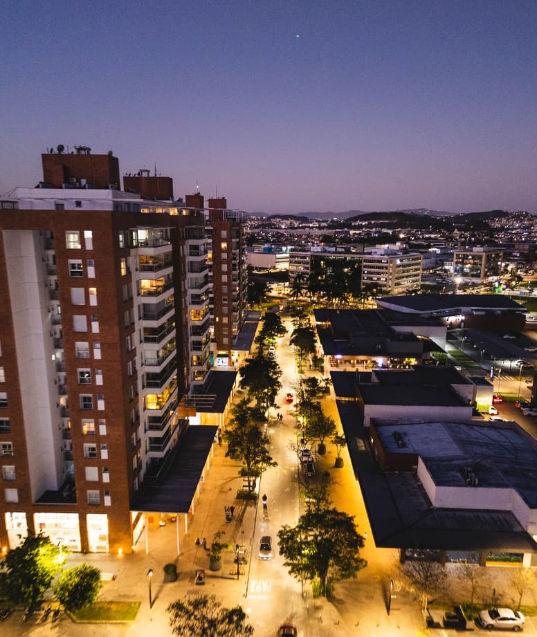 Pedra Branca de noite